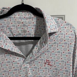 Rhoback Chicago Print Performance Polo